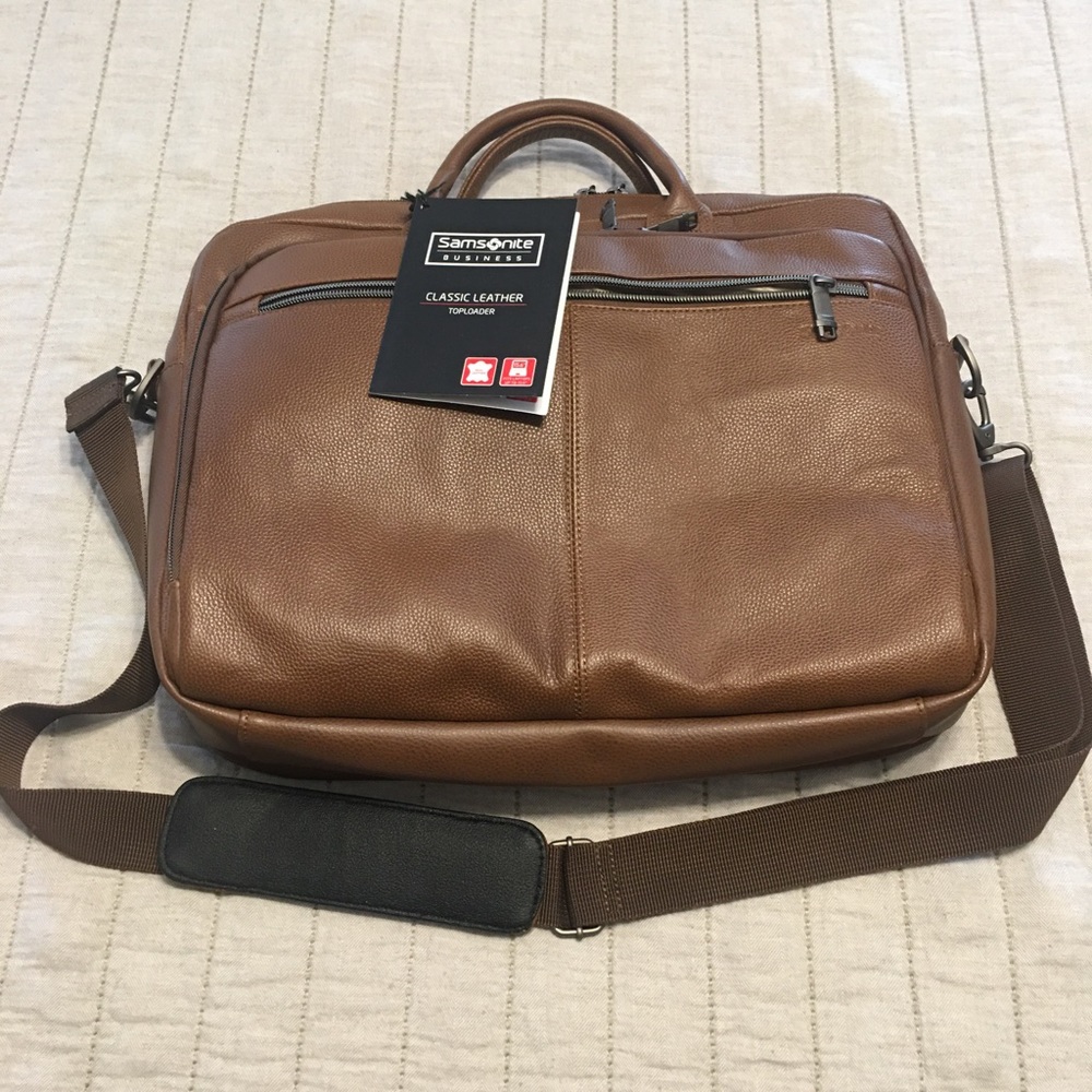 Samsonite Classic Leather Toploader